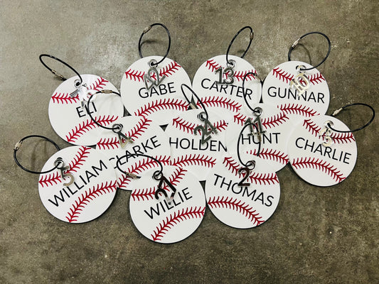 Baseball Bag Tag